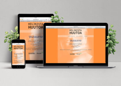 Kuva verkkosivuista eri laitteilla